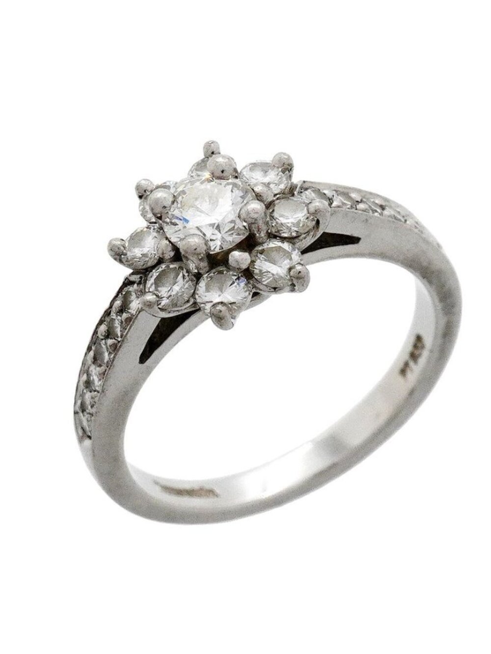 Tiffany & Co Ring Flora Platinum Diamond